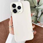 For iPhone 11 Pro Max Leather Texture TPU Full Coverage Phone Case(White)