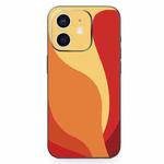 For iPhone 12 All-inclusive PET Phone Decal Adhesive Sticker(Orange Yellow)