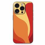 For iPhone 12 Pro All-inclusive PET Phone Decal Adhesive Sticker(Orange Yellow)