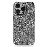 For iPhone 12 Pro Max All-inclusive PET Phone Decal Adhesive Sticker(Architecture)