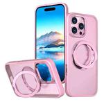 For iPhone 16 Pro Max Wing Series MagSafe Magnetic Ring Holder Phone Case(Pink)