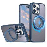 For iPhone 15 Pro Wing Series MagSafe Magnetic Ring Holder Phone Case(Blue)