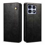 For Redmi K70 Ultra 5G Oil Wax Crazy Horse Texture Leather Phone Case(Black)