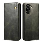 For Redmi A5 4G 171.7mm / Poco C71 Oil Wax Crazy Horse Texture Leather Phone Case(Green)