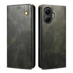 For Redmi Turbo 4 Pro Oil Wax Crazy Horse Texture Leather Phone Case(Green)