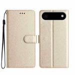 For iPhone 17 Air Silk Texture Horizontal Flip Leather Phone Case(Gold)
