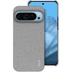 For Google Pixel 9 Pro XL imak Ruiyi Series Cloth Texture PU + PC Phone Case(Light Grey)