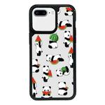 For iPhone 7 Plus / 8 Plus Exclusive Design Style PC Full Coverage Pattern Phone Case(Watermelon Panda)