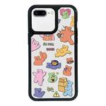 For iPhone 7 Plus / 8 Plus Exclusive Design Style PC Full Coverage Pattern Phone Case(Candy Bear B)