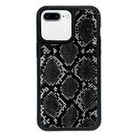 For iPhone 7 Plus / 8 Plus Exclusive Design Style PC Full Coverage Pattern Phone Case(Black Python Texture)