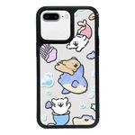 For iPhone 7 Plus / 8 Plus Exclusive Design Style PC Full Coverage Pattern Phone Case(Summer Puppy B)