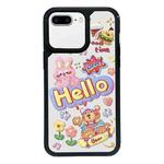 For iPhone 7 Plus / 8 Plus Exclusive Design Style PC Full Coverage Pattern Phone Case(HELLO Rabbit)