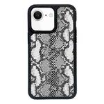 For iPhone 7 / 8 / SE 2020 2022 Exclusive Design Style PC Full Coverage Pattern Phone Case(Silver Python Texture)