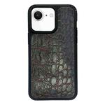 For iPhone 7 / 8 / SE 2020 2022 Exclusive Design Style PC Full Coverage Pattern Phone Case(Green Crocodile Texture)