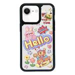 For iPhone 7 / 8 / SE 2020 2022 Exclusive Design Style PC Full Coverage Pattern Phone Case(HELLO Rabbit)