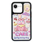 For iPhone 7 / 8 / SE 2020 2022 Exclusive Design Style PC Full Coverage Pattern Phone Case(CAKE Rabbit)