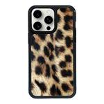 For iPhone 15 Pro Max Exclusive Design Style PC Full Coverage Pattern Phone Case(Leopard Pattern D)