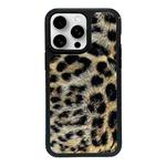 For iPhone 15 Pro Exclusive Design Style PC Full Coverage Pattern Phone Case(Leopard Pattern C)