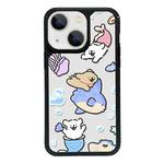 For iPhone 15 Plus Exclusive Design Style PC Full Coverage Pattern Phone Case(Summer Puppy B)