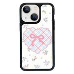 For iPhone 14 Plus Exclusive Design Style PC Full Coverage Pattern Phone Case(Bow Tie)