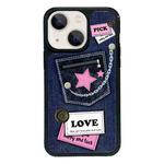 For iPhone 14 Plus Exclusive Design Style PC Full Coverage Pattern Phone Case(Pocket)