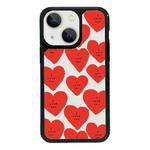 For iPhone 14 Exclusive Design Style PC Full Coverage Pattern Phone Case(Sweet Tribute)