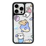 For iPhone 14 Pro Exclusive Design Style PC Full Coverage Pattern Phone Case(Summer Puppy B)