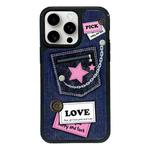 For iPhone 14 Pro Exclusive Design Style PC Full Coverage Pattern Phone Case(Pocket)