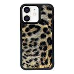 For iPhone 12 Exclusive Design Style PC Full Coverage Pattern Phone Case(Leopard Pattern C)