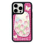 For iPhone 12 Pro Max Exclusive Design Style PC Full Coverage Pattern Phone Case(Tulip)