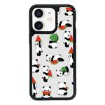 For iPhone 11 Exclusive Design Style PC Full Coverage Pattern Phone Case(Watermelon Panda)