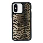 For iPhone X / XS Exclusive Design Style PC Full Coverage Pattern Phone Case(Leopard Pattern A)