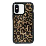 For iPhone X / XS Exclusive Design Style PC Full Coverage Pattern Phone Case(Leopard Pattern B)