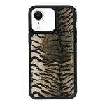 For iPhone XR Exclusive Design Style PC Full Coverage Pattern Phone Case(Leopard Pattern A)