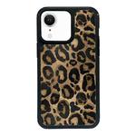 For iPhone XR Exclusive Design Style PC Full Coverage Pattern Phone Case(Leopard Pattern B)