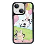 For iPhone 13 mini Exclusive Design Style PC Full Coverage Pattern Phone Case(Summer Puppy C)