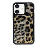 For iPhone 12 mini Exclusive Design Style PC Full Coverage Pattern Phone Case(Leopard Pattern C)