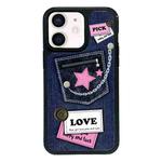 For iPhone 12 mini Exclusive Design Style PC Full Coverage Pattern Phone Case(Pocket)