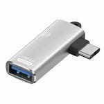 ADS-617B 5Gbps PD10W USB-C / Type-C to USB OTG Adapter(Silver)