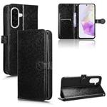 For Samsung Galaxy A56 5G Honeycomb Dot Texture Leather Phone Case(Black)