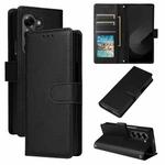 For Samsung Galaxy Z Fold6 5G Multifunctional Horizontal Flip Leather Phone Case with Three Card Slot(Black)