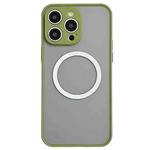 For iPhone 14 Pro Hawkeye Skin Feel MagSafe Phone Case(Army Green)