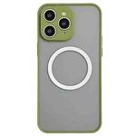 For iPhone 11 Pro Hawkeye Skin Feel MagSafe Phone Case(Army Green)