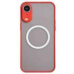 For iPhone XR Hawkeye Skin Feel MagSafe Phone Case(Red)