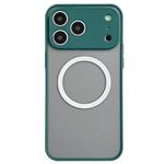 For iPhone 17 Pro Hawkeye Skin Feel MagSafe Phone Case(Dark Green)