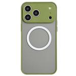For iPhone 17 Pro Hawkeye Skin Feel MagSafe Phone Case(Army Green)