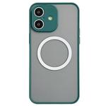 For iPhone 17 Hawkeye Skin Feel MagSafe Phone Case(Dark Green)