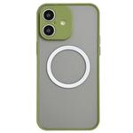 For iPhone 17 Hawkeye Skin Feel MagSafe Phone Case(Army Green)