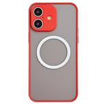 For iPhone 17 Hawkeye Skin Feel MagSafe Phone Case(Red)