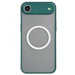 For iPhone 17 Air Hawkeye Skin Feel MagSafe Phone Case(Dark Green)